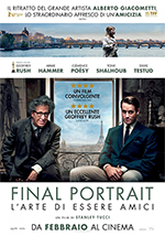 Locandina Film Final Portrait - L'Arte di essere Amici