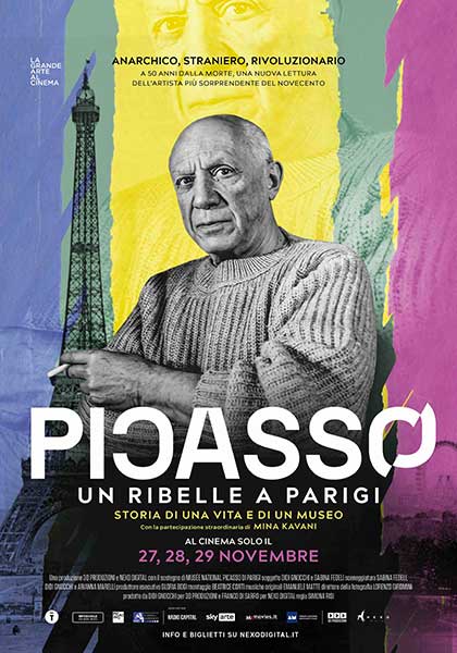 Locandina Film PICASSO - UN RIBELLE A PARIGI - STORIA DI UNA VITA E DI UN MUSEO