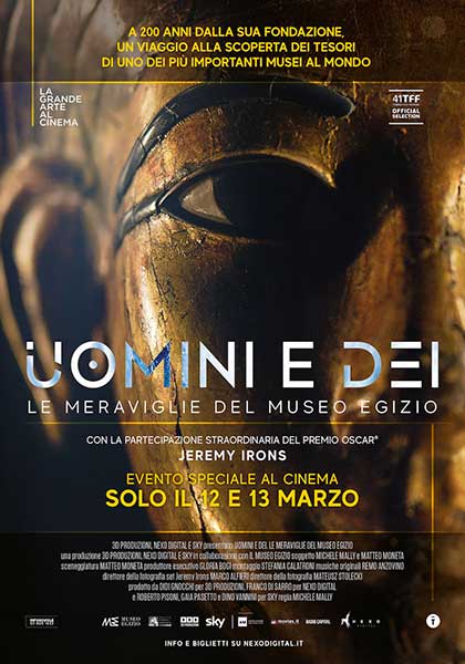 Locandina Film UOMINI E DEI - LE MERAVIGLIE DEL MUSEO EGIZIO